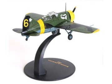 HobbyMaster - Brewster F2A Buffalo, US Navy VF-2 USS Lexington, 1/48